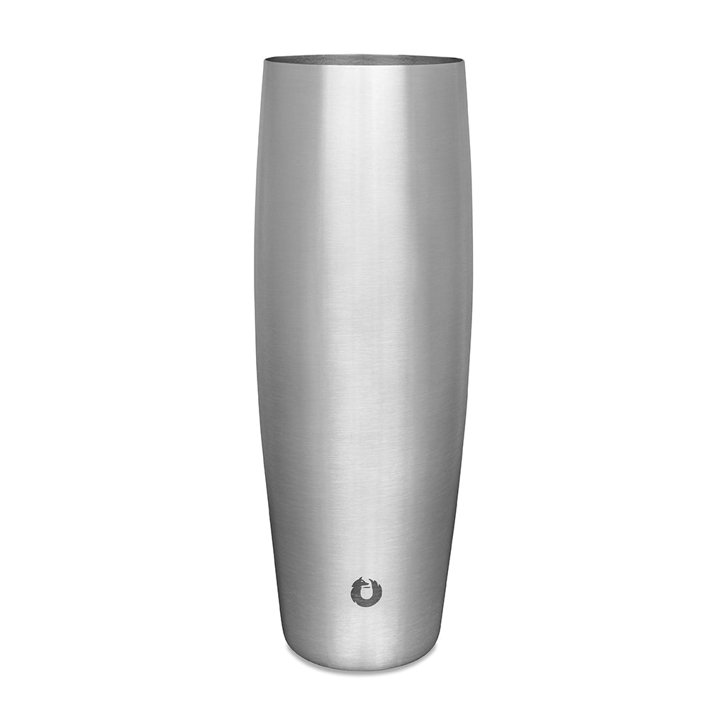 24 oz Stainless Steel Beer Glass with Lid Steel