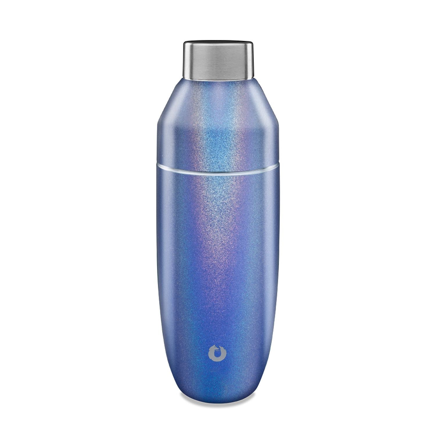 Shimmer Blue: Stainless steel cocktail shaker blue