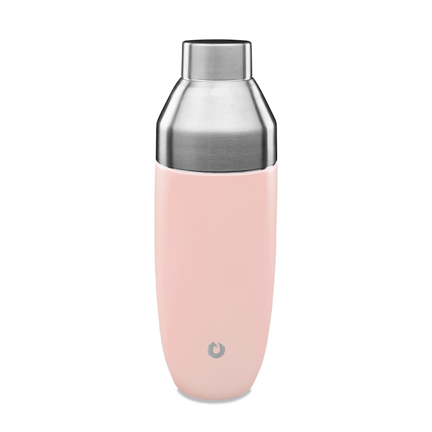 Pink: stainless steel cocktail shaker soft pink