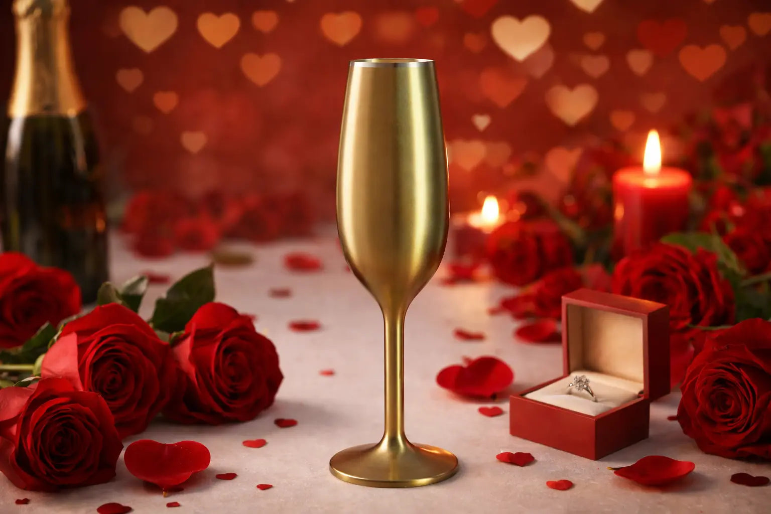 Trending Valentine Gift Champagne Flutes