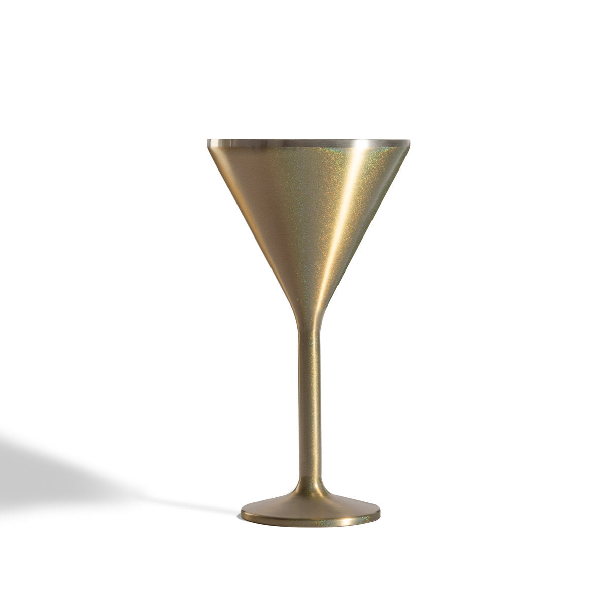 Stainless Steel Stemmed Martini Glass, Gold