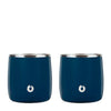 Stainless Steel Rocks Glass, Set of 2 - Navy