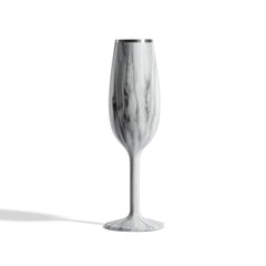 Stainless Steel Champagne Flute , Marble