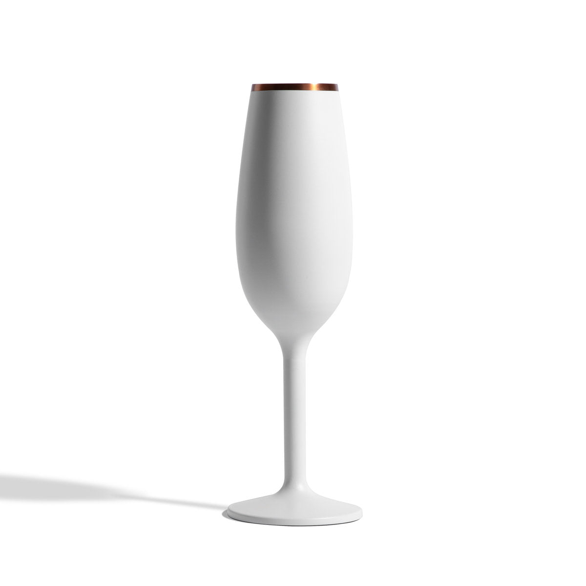 Stainless Steel Champagne Flute , White