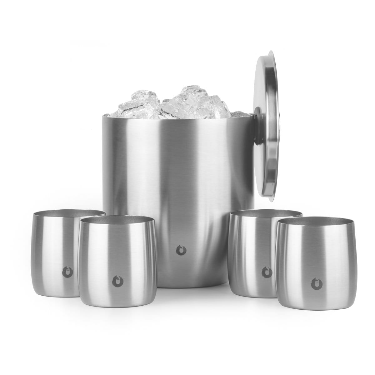 SnowFox – Stainless Steel Cocktail Shaker and Martini Glass