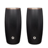 Black: Stainless St 18oz Beer Glass, Set of 2 Black