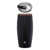 26oz XL Insulated Stainless Steel Beer Glass with Lid - Black