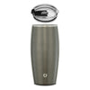 26oz XL Insulated Stainless Steel Beer Glass with Lid - Gunmetal Grey