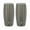 26oz XL Insulated Stainless Steel Beer Glass, Set of 2 - Gunmetal Grey