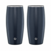 26oz XL Insulated Stainless Steel Beer Glass, Set of 2- Navy Blue