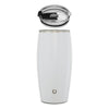 26oz XL Insulated Stainless Steel Beer Glass with Lid - Shimmer White