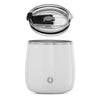 14oz XL Insulated Stainless Steel Rocks Glass with Lid, Shimmer White